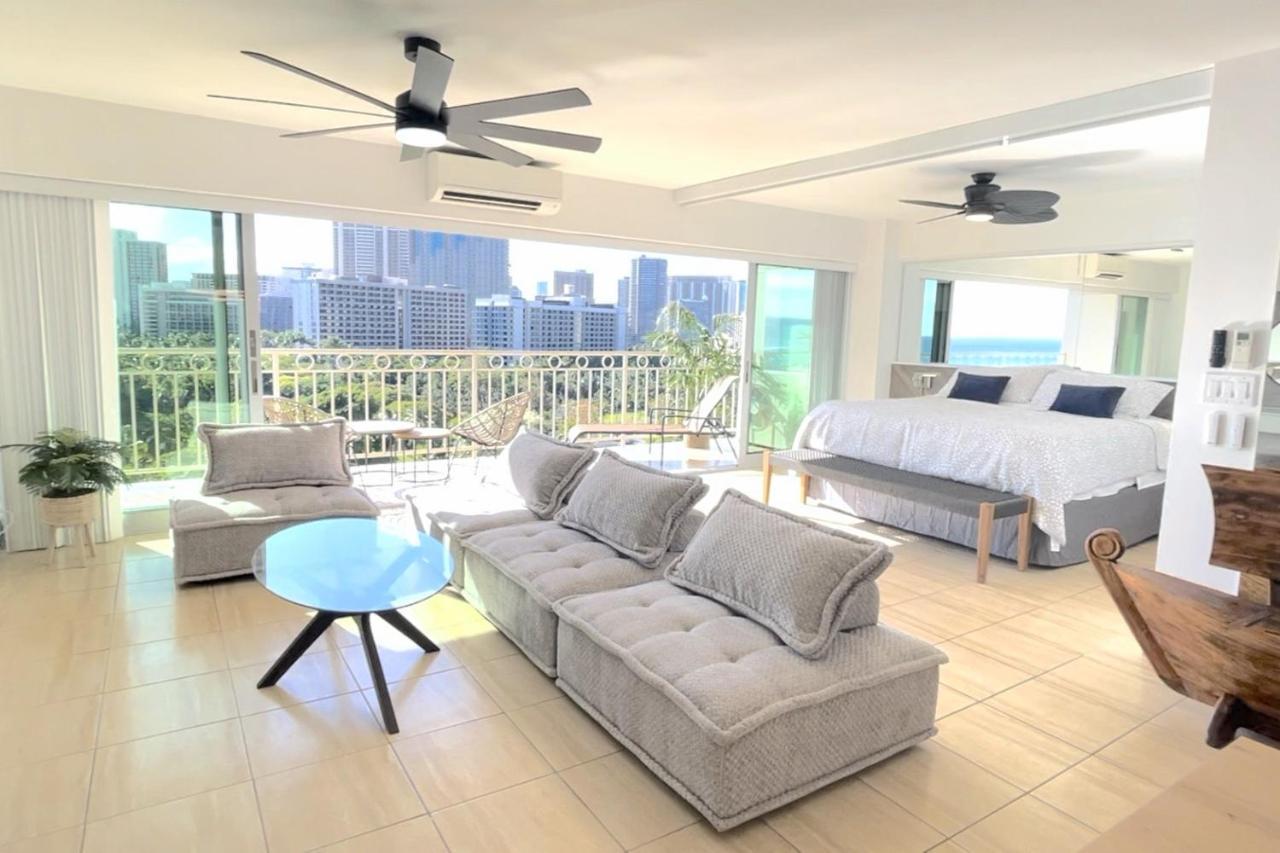 Waikiki Shore 1116 Beachfront โฮโนลูลู ภายนอก รูปภาพ